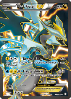 Black Kyurem-EX card from Boundaries Crossed