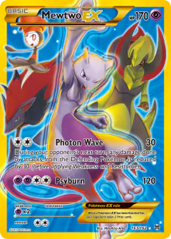 Mewtwo-EX card from BREAKthrough