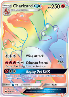 Charizard-GX card from Burning Shadows