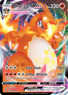 Charizard VMAX card from Darkness Ablaze