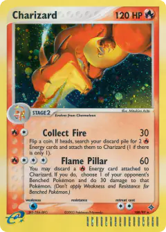 Charizard card from Dragon