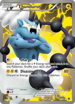 Thundurus card from Emerging Powers