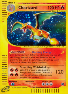 Charizard card from Expedition Base Set