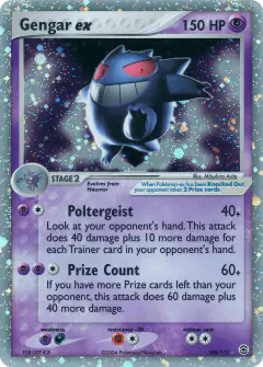 Gengar ex card from FireRed & LeafGreen