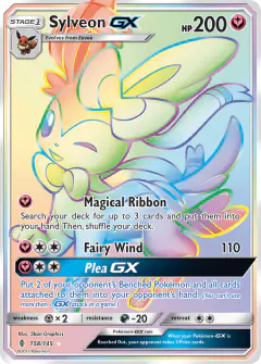 Sylveon-GX card from Guardians Rising