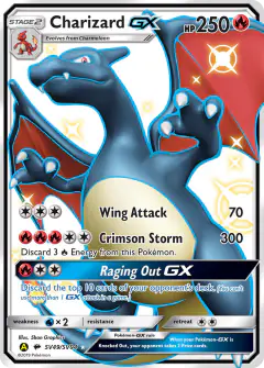 Charizard-GX card from Hidden Fates