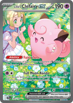 Lillie's Clefairy ex card from Journey Together