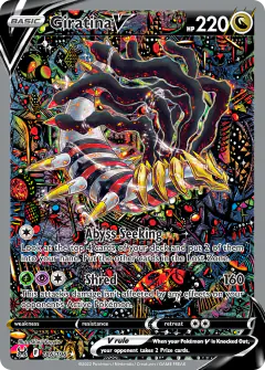 Giratina V card from Lost Origin