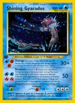 Shining Gyarados card from Neo Revelation
