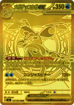 Mega Greninja ex card from Ninja Spinner