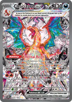 Charizard ex card from Obsidian Flames