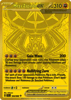 Mega Zygarde ex card from Perfect Order
