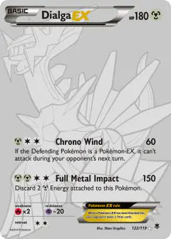 Dialga-EX card from Phantom Forces
