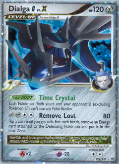 Dialga G LV.X card from Platinum Base