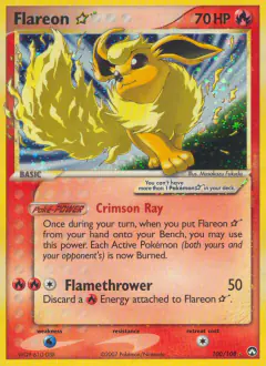Flareon ★ card from Power Keepers