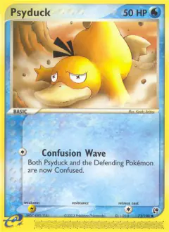 Psyduck card from Sandstorm