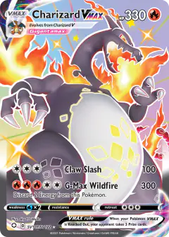 Charizard VMAX card from Shining Fates