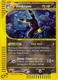 Umbreon card from Skyridge