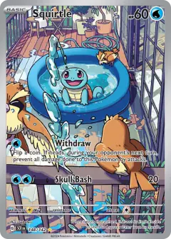 Squirtle card from Stellar Crown