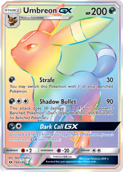 Umbreon-GX card from Sun & Moon Base
