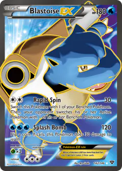 Blastoise-EX card from XY Base